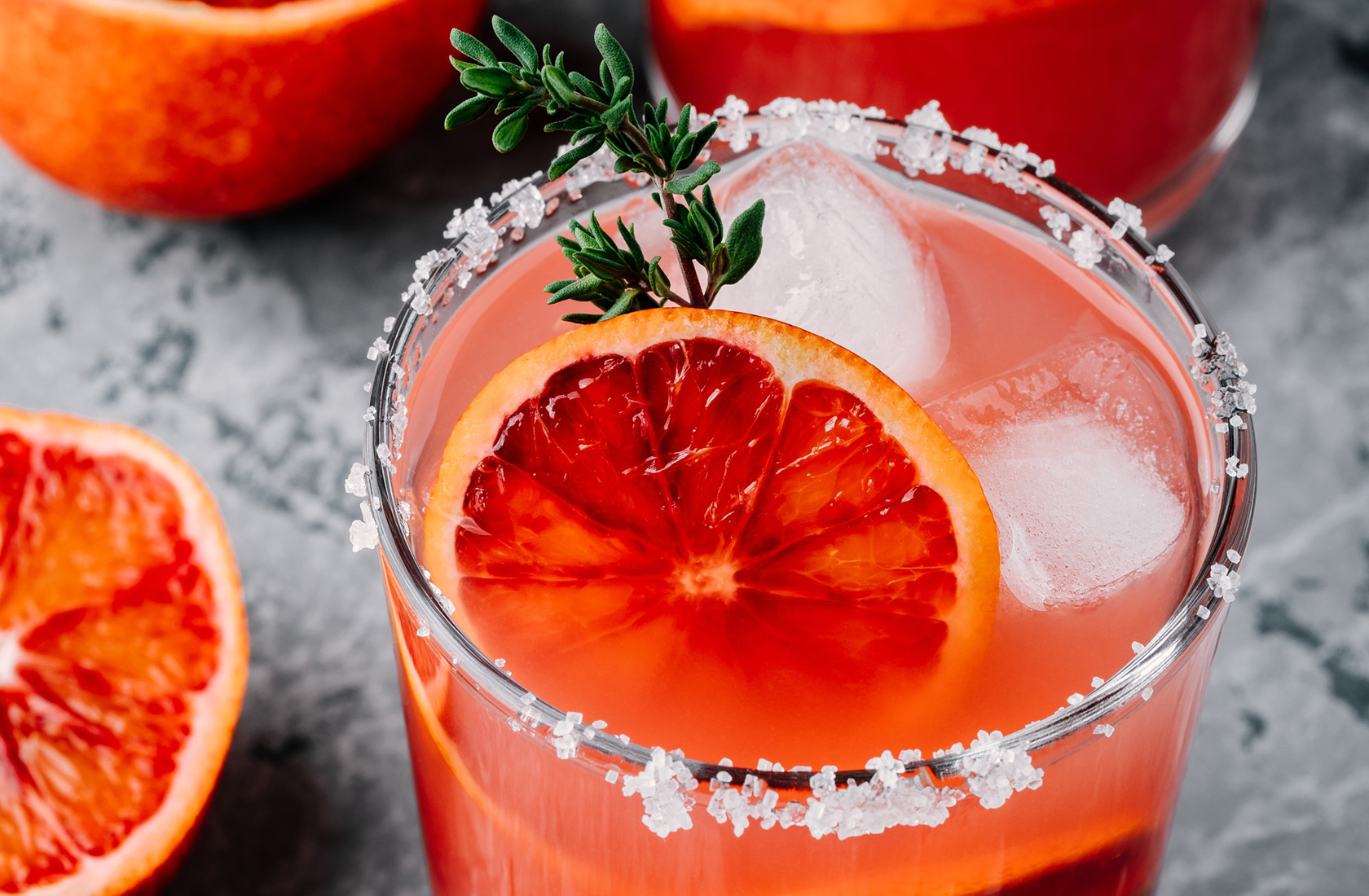 Blood Orange Gin Metti un Fiore